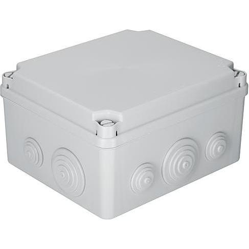 PCE, Abzweigdose, Verschraubter LICHTkasten 180x155x95mm 10 Verschraubungen IP67 - EV-171