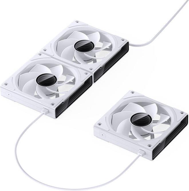 Produktbild Jonsbo ZK-120WR 3in1 Lüfter - A-RGB, weiss Reverse (120 mm, 3 x)