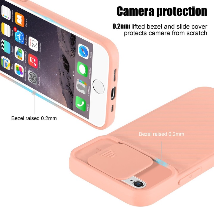 Image du produit Cadorabo Couverture TPU avec protection pour appareil photo (Apple iPhone 6 Plus)
