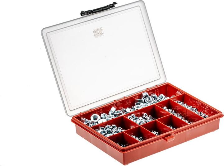 Produktbild RS PRO Muttern Sortiment verzinkt (M10, M2, M2.5, M3, M4, M5, M6, M8)