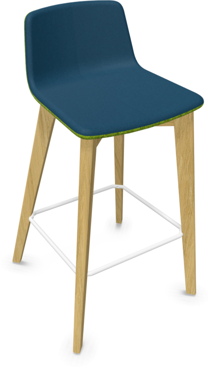 Blue, White, Light green melange, Ash natural light grey stained