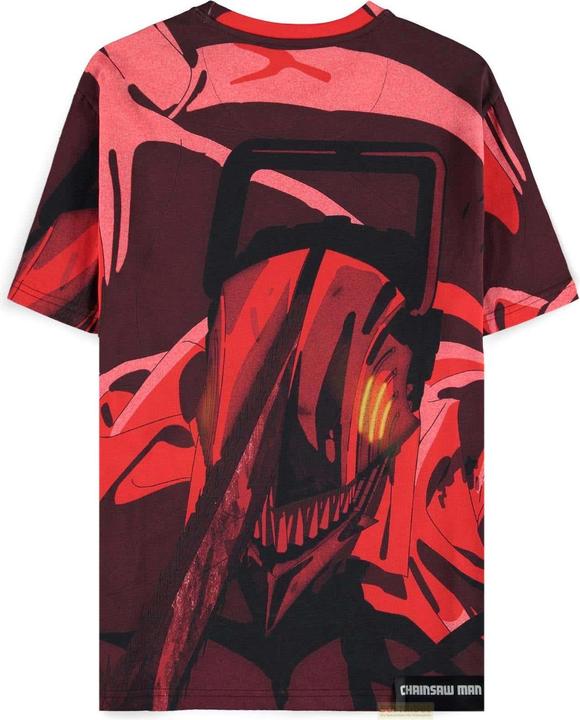 Immagine prodotto Difuzed Chainsaw Man - Maglietta a maniche corte da uomo con stampa Rage All Over - 2XL (XXL)