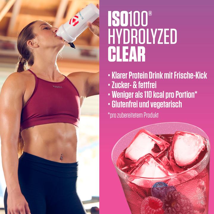 Produktbild Dymatize ISO100 Clear Whey (Wild Berry Lollipop, 1 Stk., 900 g)