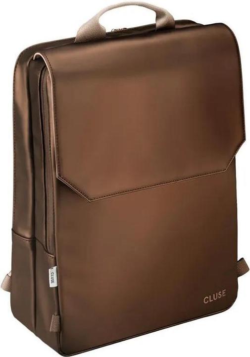 Actual product image Cluse Le Réversible Backpack, Metallic brown Beige, Gold Colour