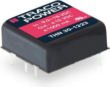 Actual product image TracoPower DC/DC converter 18... 36V 5V 6A 30W