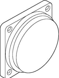 Produktbild Geze Mag Plate Type C Spring115954Compo 115954 (Indoor)