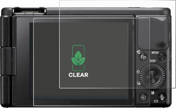 Produktbild ScreenLeaf Schutzfolie nachhaltiger Displayschutz Display Schutz Folie Klar Transparent (Displayschutz, Sony ZV-1)