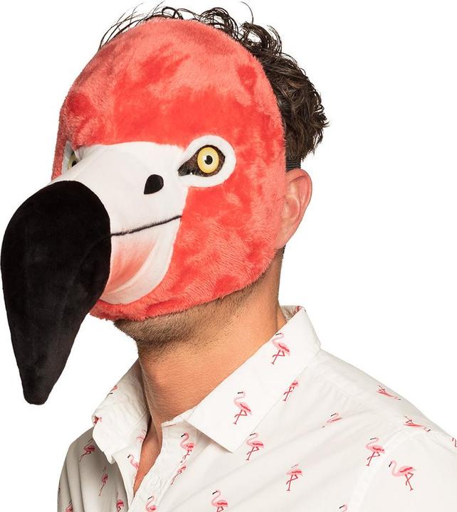 Immagine prodotto Boland Maschera facciale di peluche fenicottero