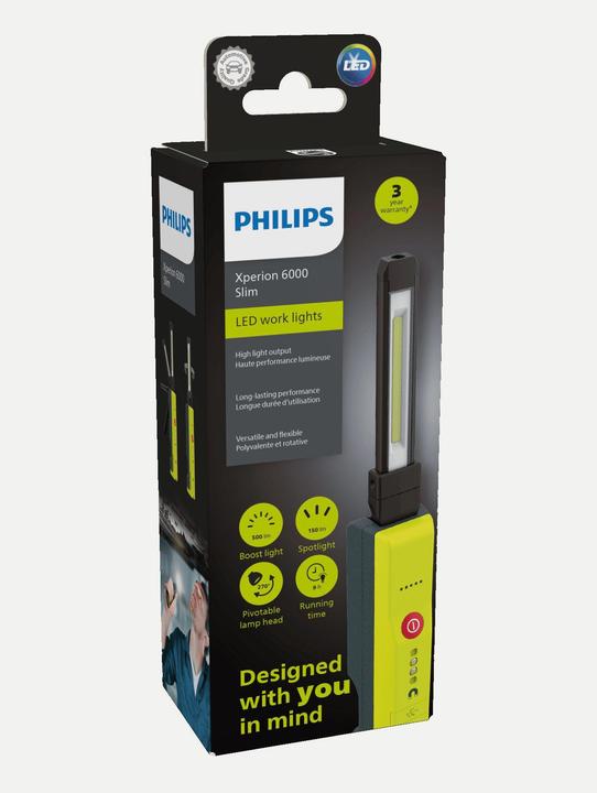 Actual product image Philips Xperion 6000 Slim (500 lm)