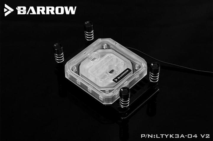 Produktbild Barrow AMD CPU-Wasserkühler RGB, Acryl - schwarz