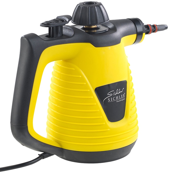 Sichler Portable steam cleaner with large accessory pack (3.20 bar, 1000 W)