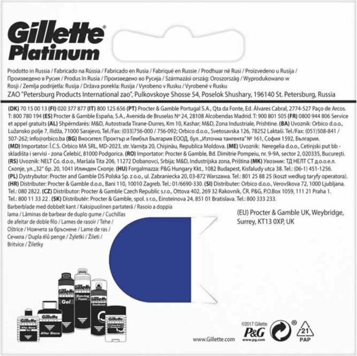 Gillette Venus Gillette - Rasoirs Platinum - Variant : 5 pcs (5 x)