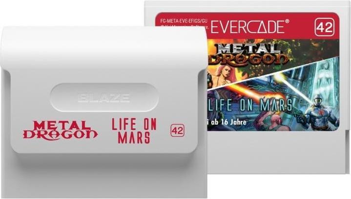 Image du produit Blaze Cartouche Evercade Metal Dragon/Life on Mars (Allemand)