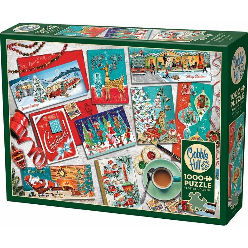 Cobble Hill Puzzle Weihnachtsgrüsse 1000 Teile (1000 Teile)
