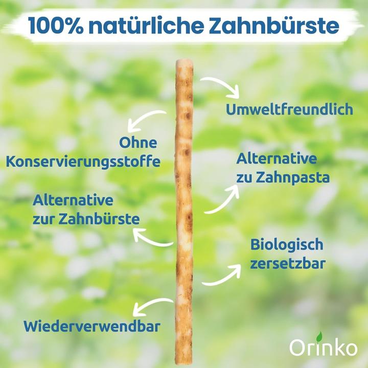 Actual product image Orinko Natural Miswak toothbrush (6 x)