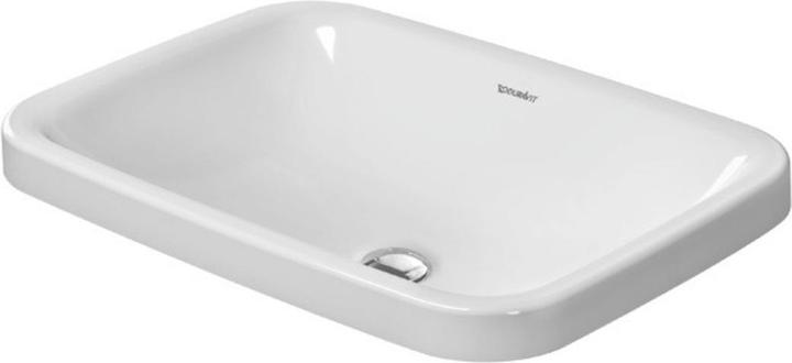 Duravit Built-in washbasin DURASTYLE o ÜL HLB 600x430mm without tap hole white WG (430 mm, 600 mm)