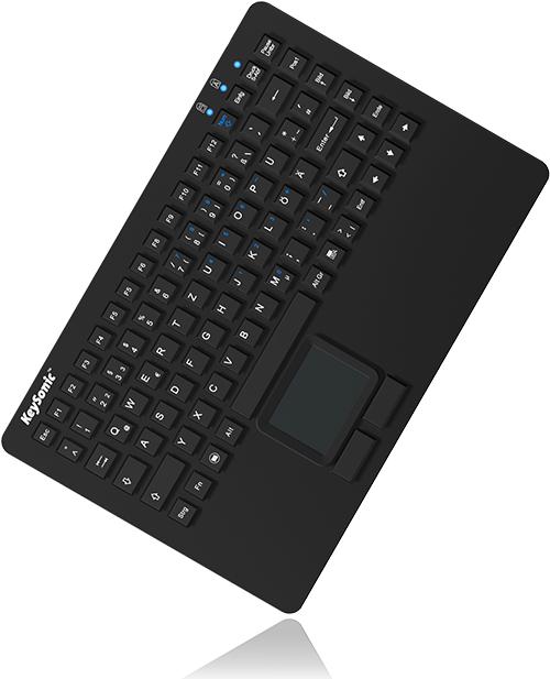Actual product image KeySonic KSK-5230 IN Silicone keyboard with touchpad waterproof antimicrobial industrial keyboard heat... (US, Cable)
