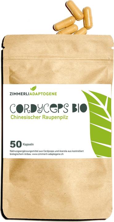 Zimmerli Adaptogene Cordyceps Capsules (BIO) 50 Capsules (1 pcs., Capsules, 25 g)