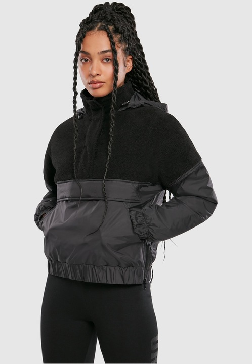 Image du produit Urban Classics Ladies Sherpa Mix Pull Over Jacket (3XL)