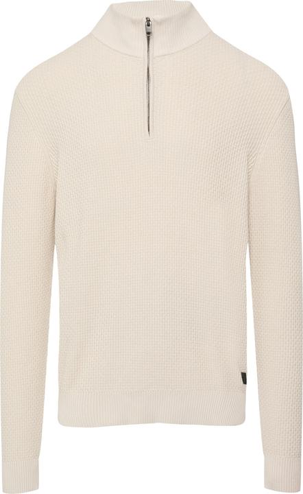 Produktbild S.Oliver Strickpullover Strukturierter Strickpullover mit Troyerkragen (3XL)