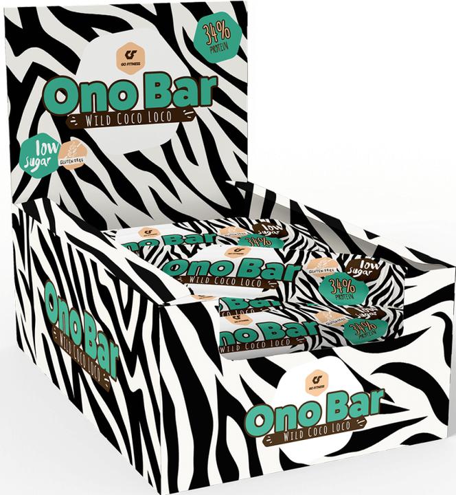 Actual product image Go Fitness ONO Bar Box (12 pcs., 480 g)