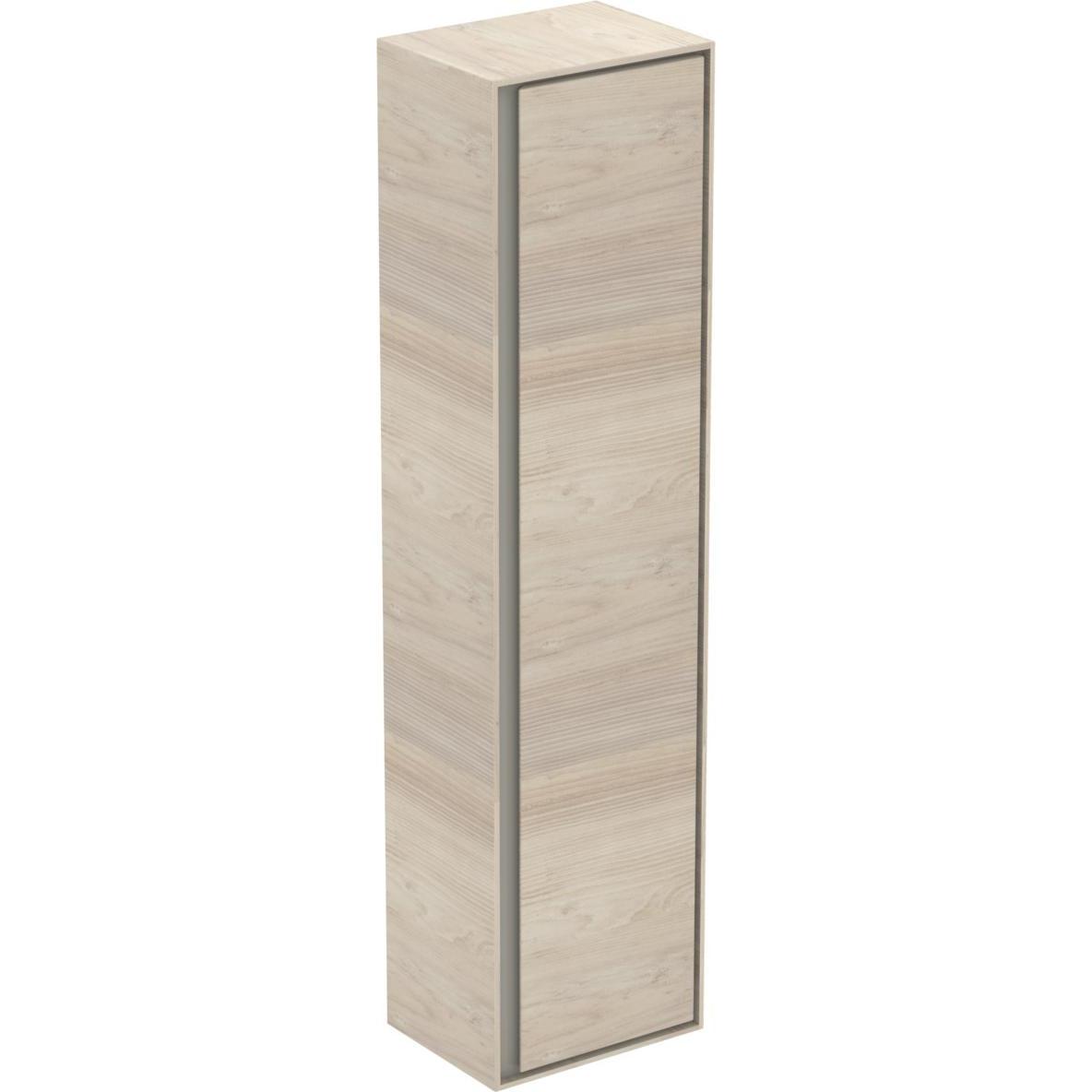 Ideal Standard, Armadietto bagno, IDS armadio alto CONNECT AIR 1600x300x400mm pino h. dec / marrone opaco (40 x 30 x 160 cm)