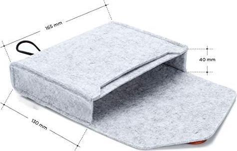 Actual product image Only-Bags.Store Felt storage bag Bag case for accessories (mouse, mobile, cable, SSD, hard drive housing
