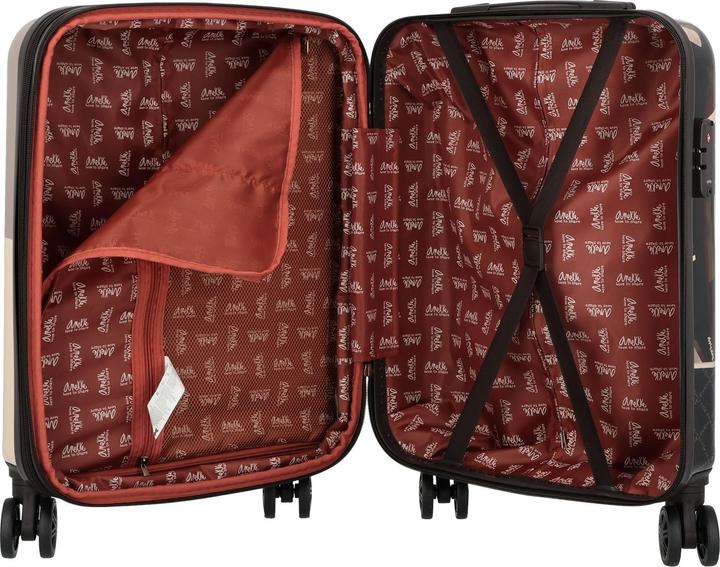 Actual product image Anekke Viaje 4 Rollen Kabinentrolley 55 cm mit Dehnfalte (37 l)