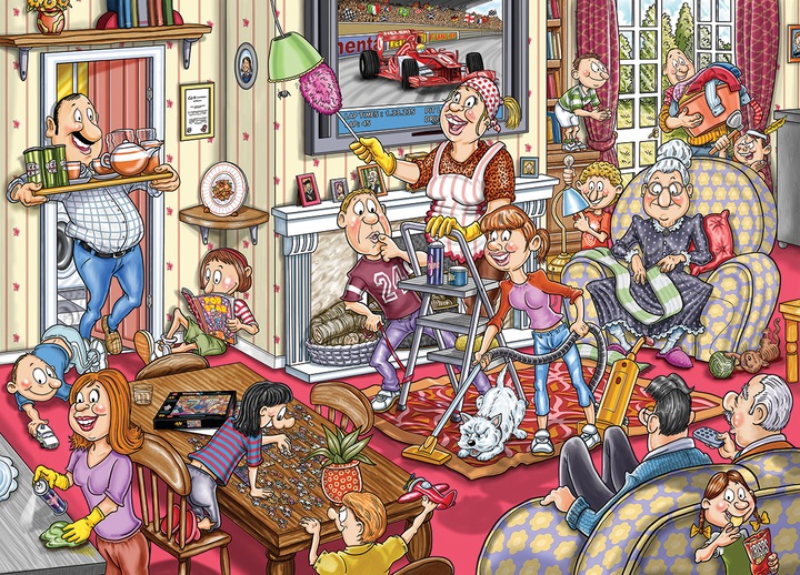 Actual product image Jumbo Puzzle Wasgij Mystery 10 (1000 pieces)