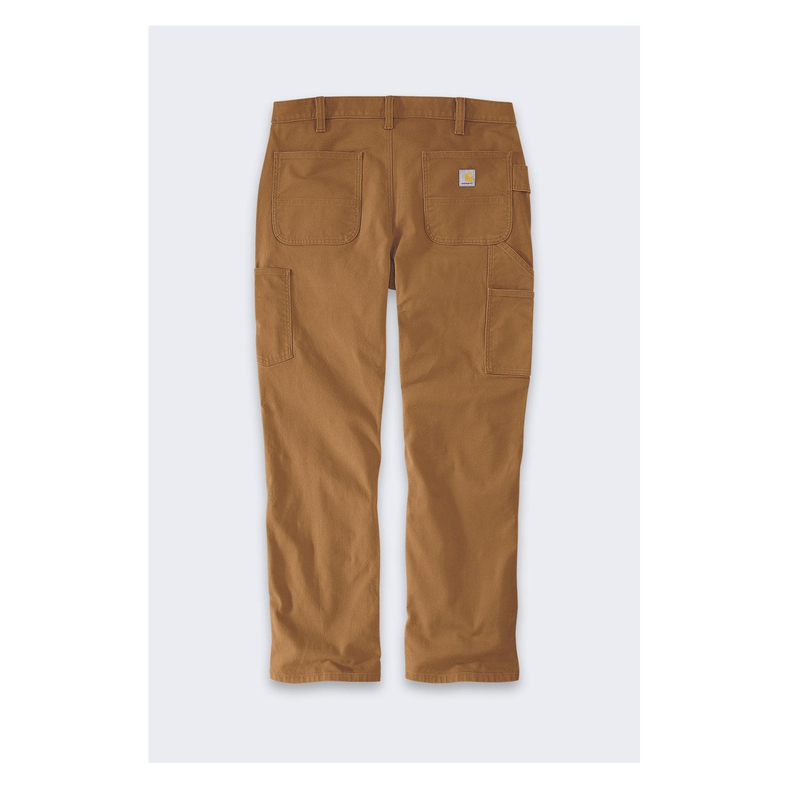 Carhartt, Herren, Hosen, Gerade Duck Latzhose Braune Hose, Braun, (W33/L32)