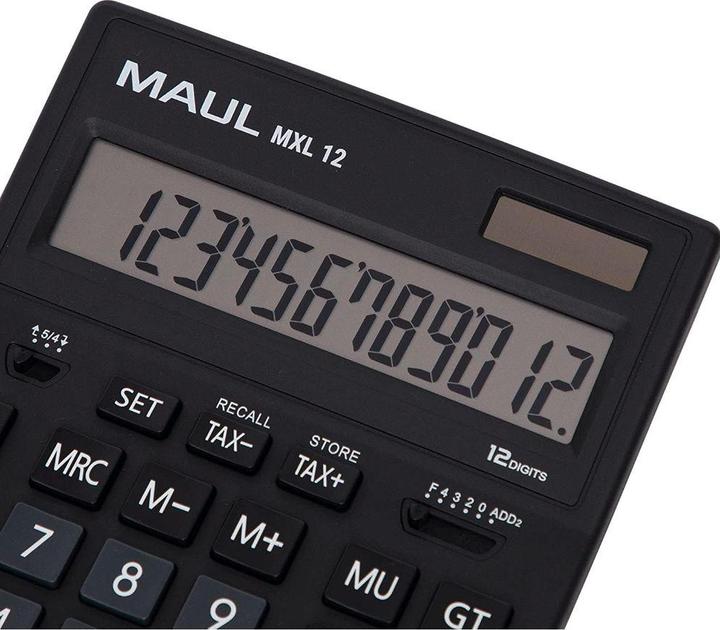 Actual product image Maul Calculator MXL12 Black (Solar cells)