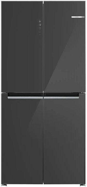 Produktbild Bosch Hausgeräte Serie 4, Kühl-Gefrierkombination mehrtürig, Glasfront, 189.5 x 85.5 cm, Grau, KMC85LEEA (547 l)