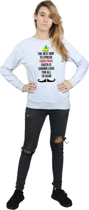 Produktbild Elf Christmas Cheer Text Sweatshirt (L)