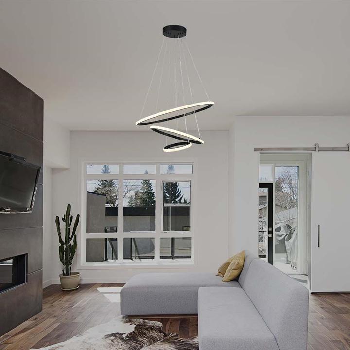 Produktbild V-TAC Oprawa Zwieszana 32W LED Czarna VT-7816 3000K 3880lm (3880 lm)