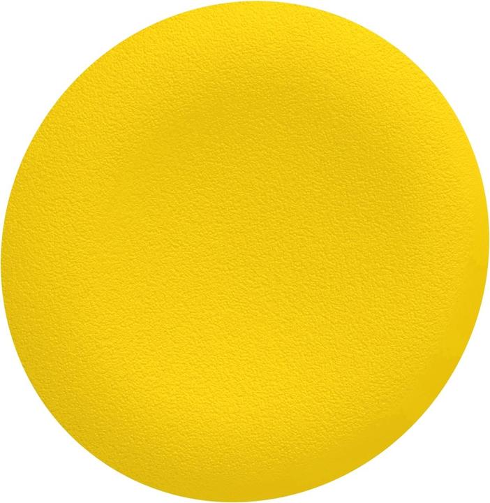 Actual product image Schneider Electric Yellow plain cap for flush PUSHBUTTON