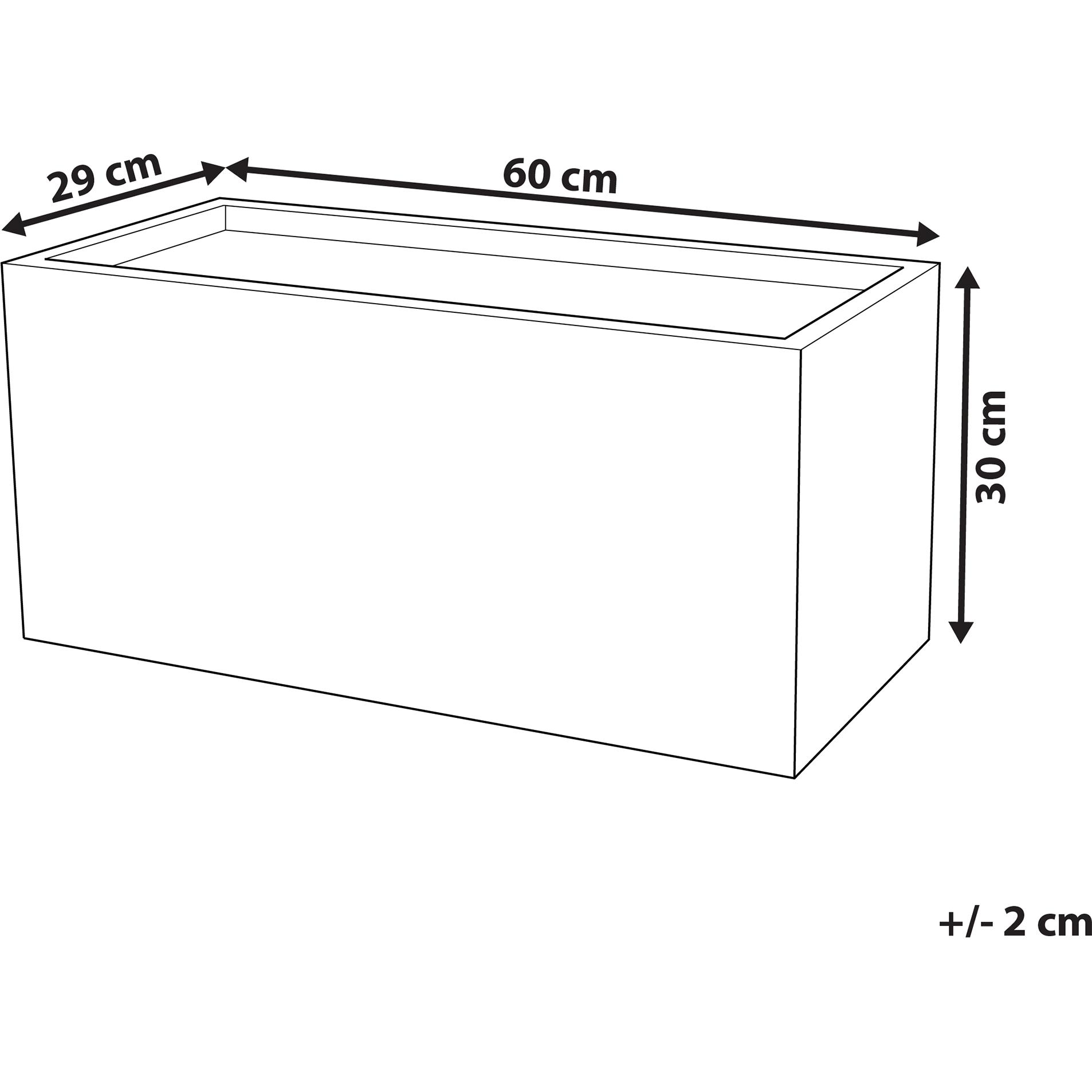 Thumbnail - Beliani, Blumentopf, Myra (60 cm)
