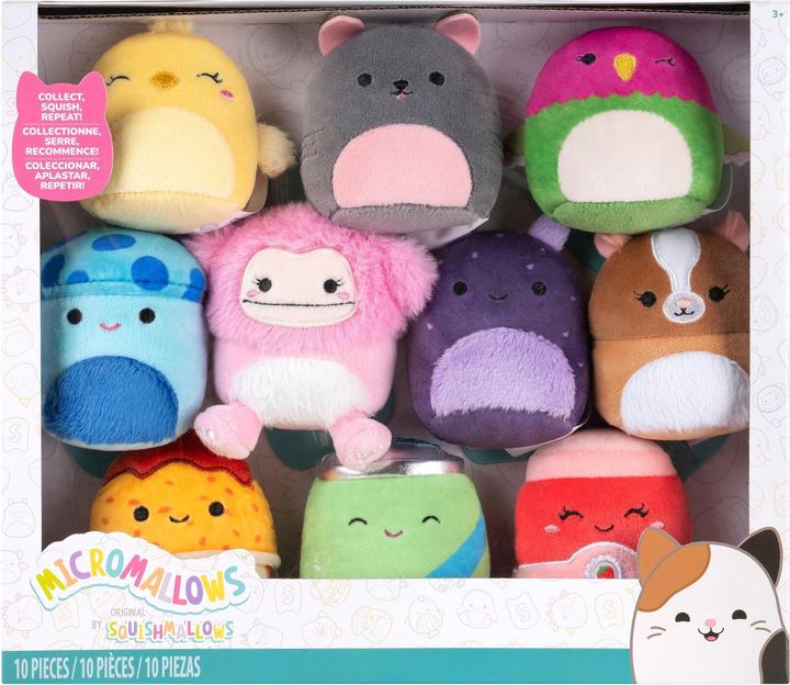 Image du produit Squishmallows Micromallows Character Pack, 10 pcs (20 cm)
