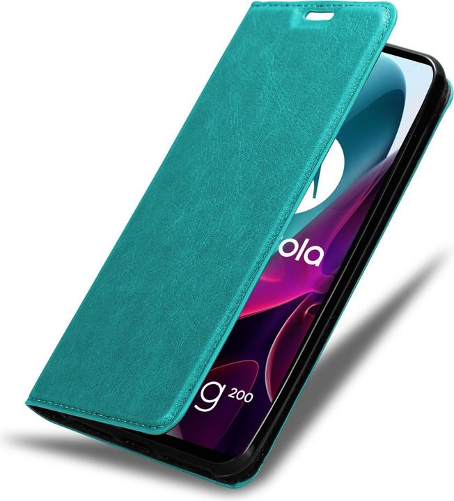 Actual product image Cadorabo Book Invis. Magnet sleeve (Motorola Moto G200 5G)