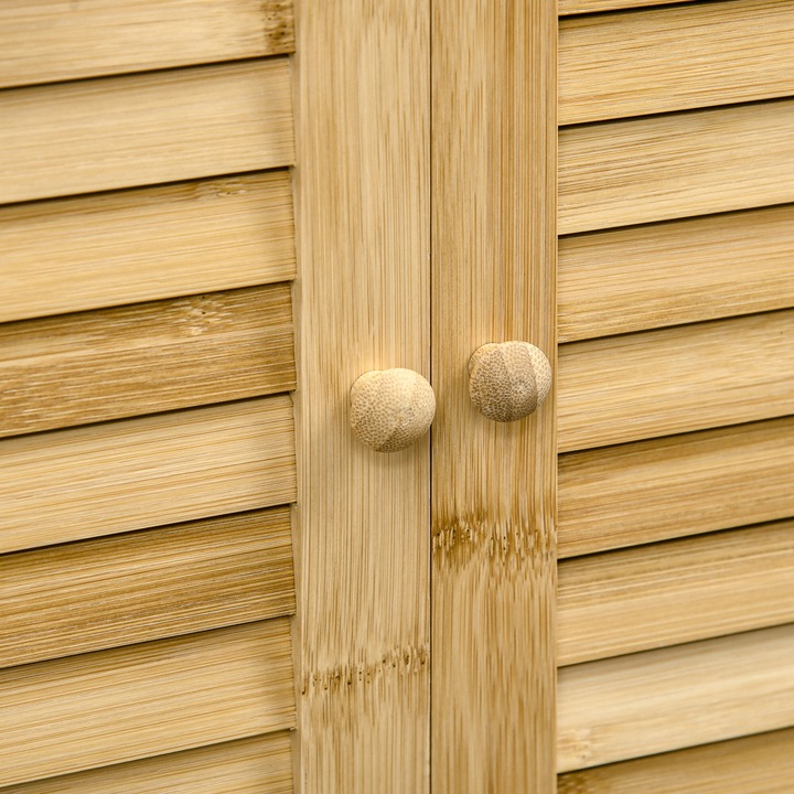 Produktbild Homcom Badezimmerschrank (50 x 25.5 x 92 cm)