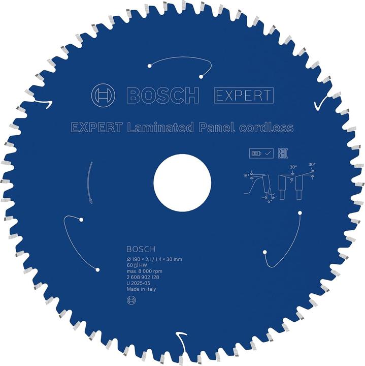 DeWalt Lama per Sega Circolare Senza Filo per Pannelli Laminati Expert