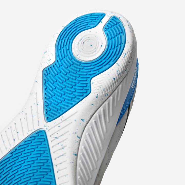Image du produit Kipsta Kids' Futsal Trainers Eskudo 500 JR - Beige/Blue (35)