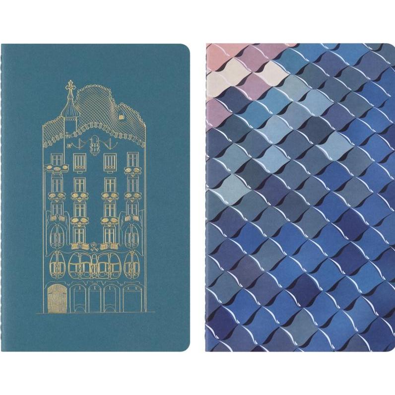 Moleskine, Heft + Block, 2024 LE CASA BATLLO CAHIER L 13x21 LINIENSET (Liniert)