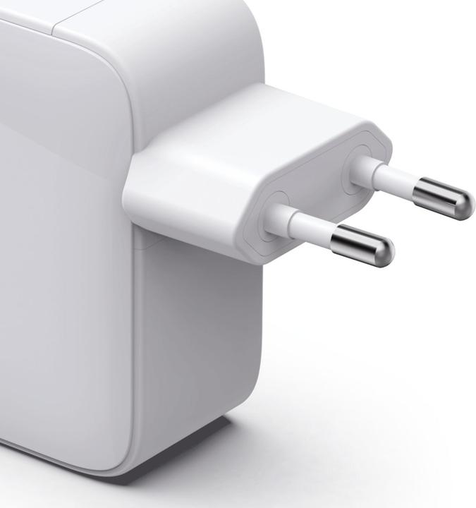 Hama Schnellladegerät, GaN, 2x USB-C,PD, 30W,Weiss (30 W, 2 Ports)