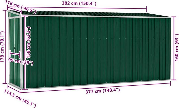 Immagine prodotto vidaXL Gartenhaus