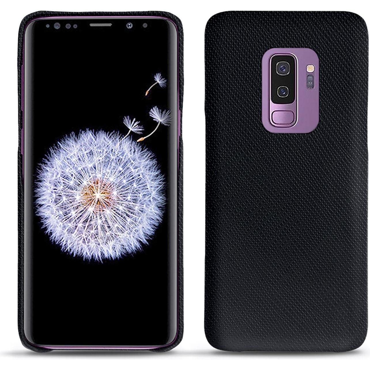 Noreve Lederschutzhülle (Samsung Galaxy S9+), Smartphone Hülle, Schwarz