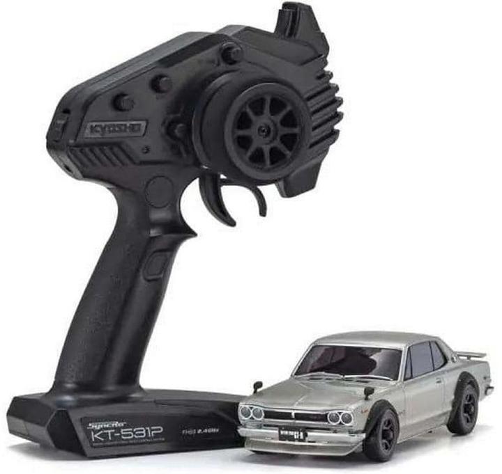 Produktbild Kyosho MINI-Z MR-04 Skyline 2000GT-R, Silber ARTR, 1:27 (ARR Almost-Ready-to-Race)