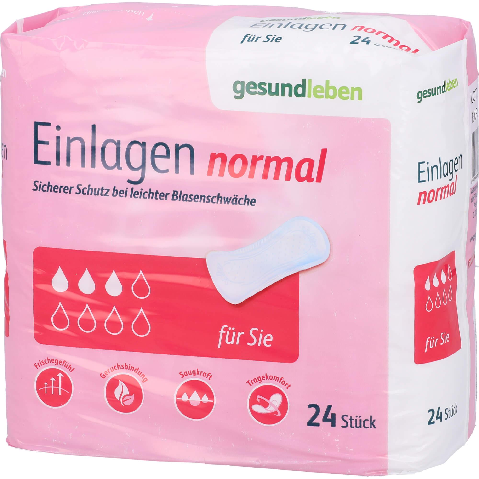 Thumbnail - Gesund & Leben, Inkontinenzhygiene, Gesund Leben Einl Normal, 24 St (24 x, Normal)