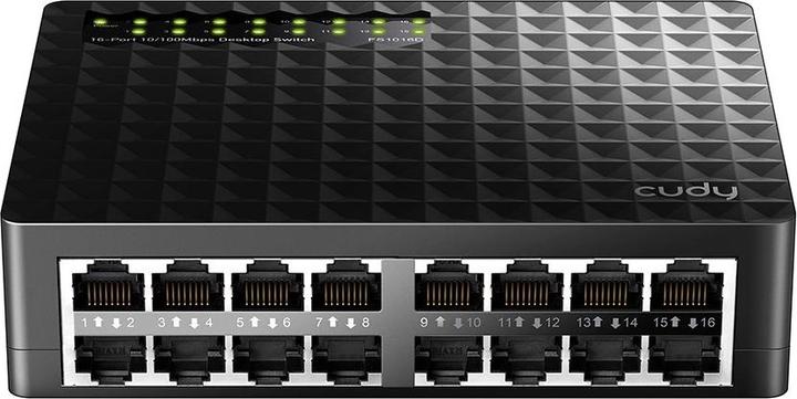 Immagine prodotto Cudy FS1016D switch di rete Fast Ethernet (10/100) Nero (16 Porti)