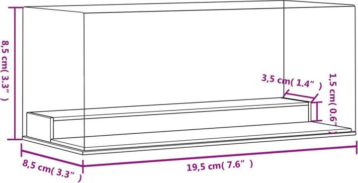 Actual product image VidaXL Christl (19.5 x 8.5 x 8.5 cm)