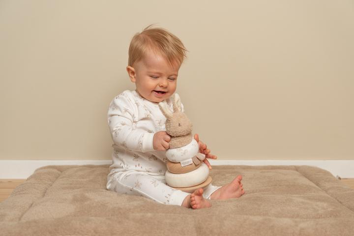 Image du produit Little Dutch Tour d'empilage avec anneaux FSC Bunny